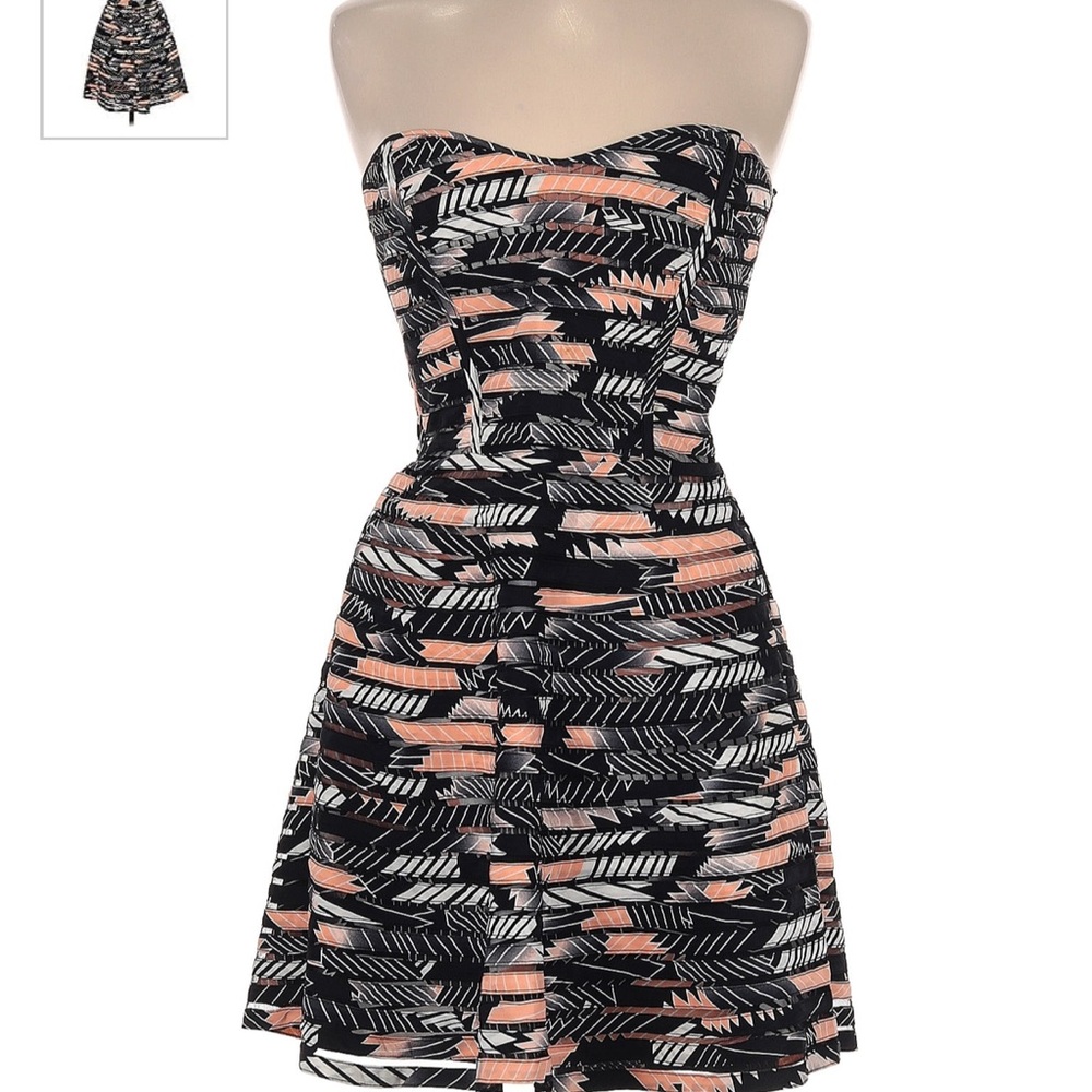 Parker strapless mini dress. Size s.